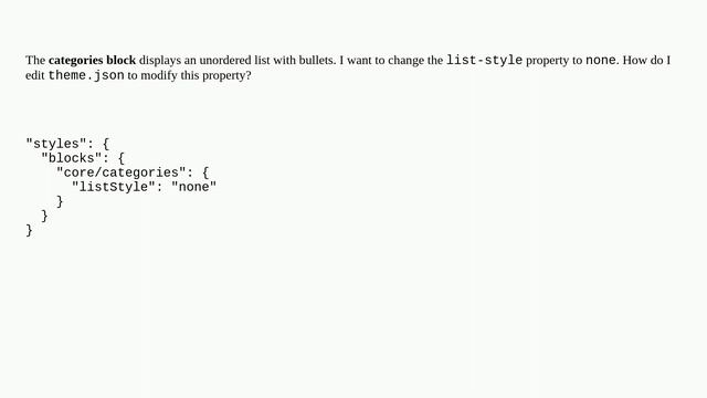 Wordpress: How do I change bullet on categories block? смотреть онлайн
