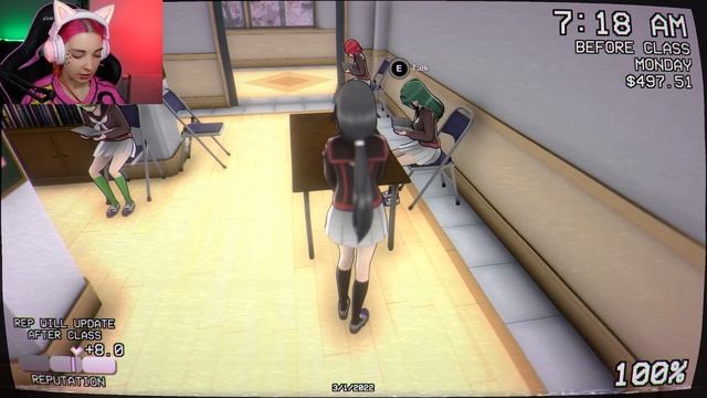 ИЗБАВИЛАСЬ от КОНКУРЕНТКИ в БИБЛИОТЕКЕ ? ► Yandere Simulator #8 смотреть онлайн