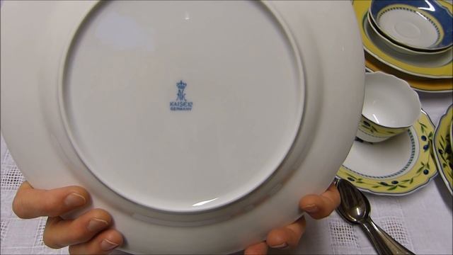 Hutschenreuther, Kaiser, KPM, Mitterteich  Фарфор  Моя посуда WERBEVIDEO