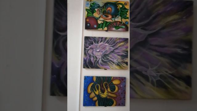 Картины нового поколения. Вселенские цветы,Вселенский разум,Космические города, Золотая рыбка.#art смотреть онлайн