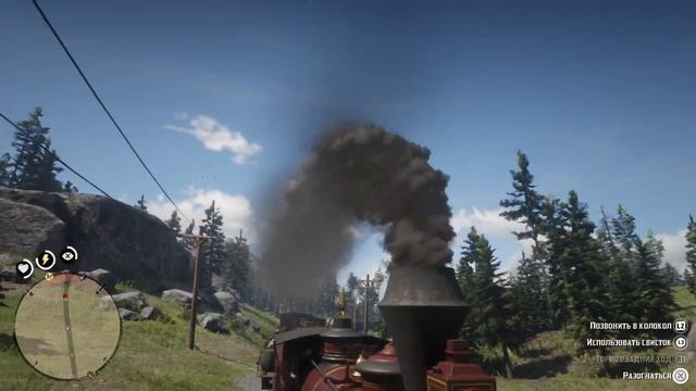 Red Dead Redemption 2 - угон паровоза :)