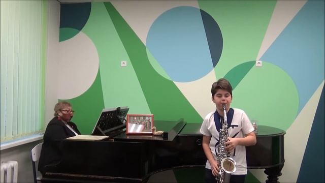 Исаак Дунаевский. "Вальс" из к/ф "Цирк". Исп. Обманкин Данила. Фортепиано - Тома Анна Викторовна. смотреть онлайн