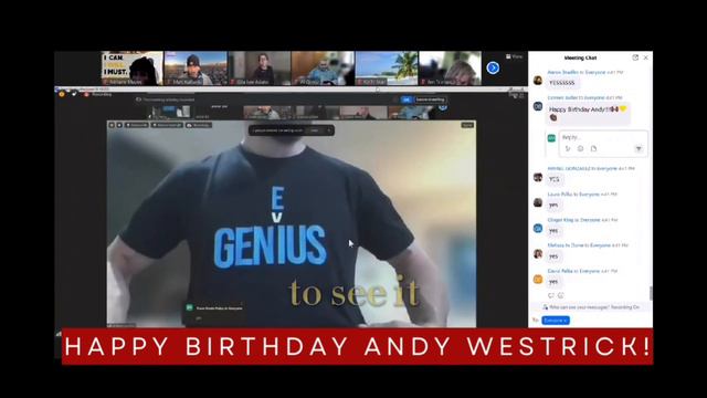 Not making enough? Try Billy’s Plan | Happy Birthday AI GENEIUS Andy Westrick | Billy Gene Marketin смотреть онлайн