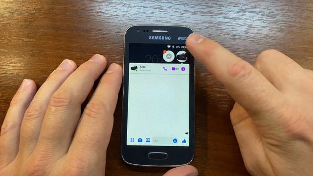 Facebook Messenger Incoming Call on Galaxy Ace 3 (Android 5) смотреть онлайн