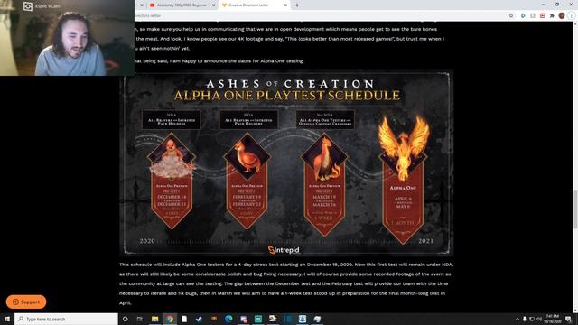 Finally Some Sort Of Roadmap! - Ashes of Creation смотреть онлайн