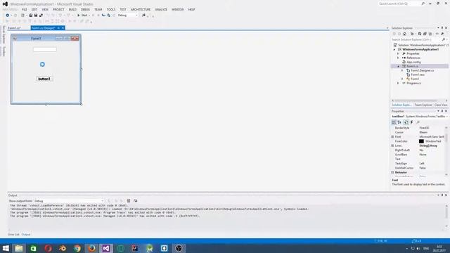 Урок 25. Windows Forms Application. смотреть онлайн