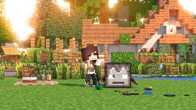 Talking Blocks: Dispenser - Blue Monkey (Minecraft Animation) (BACKWARDS) смотреть онлайн