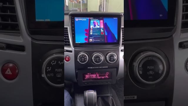Mitsubishi Pajero Sport 2014 — установка Android мультимедиа с переносом бортового компьютера смотреть онлайн