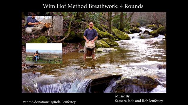 Wim Hof Method Breath work 4 rounds with live music for 1 hour смотреть онлайн