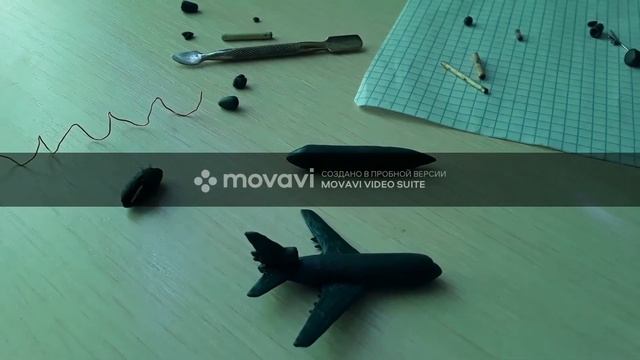 Как слепить самолёт из скульптурного пластилина ( McDonnell Douglas DC -10 ). смотреть онлайн