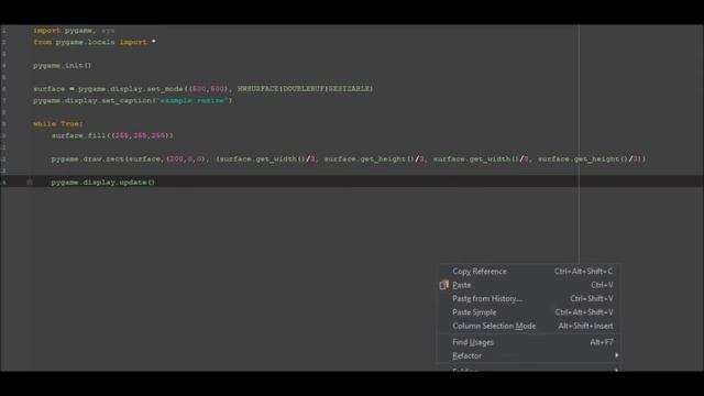 creating a resizing window - pygame - python - dynamic resize able window part 2 смотреть онлайн