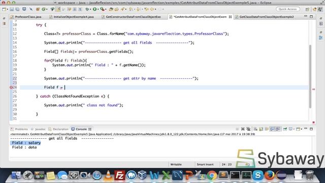 Tutoriel Java Réflexion : 28 - Gestion des attributs, partie 2 смотреть онлайн