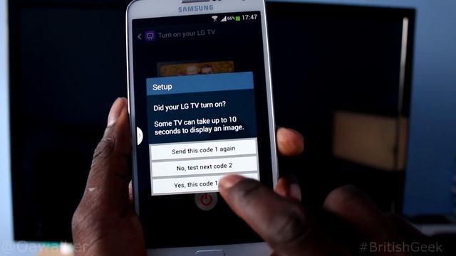 Samsung Galaxy Note 3 - Watch On - TV Remote Demo смотреть онлайн