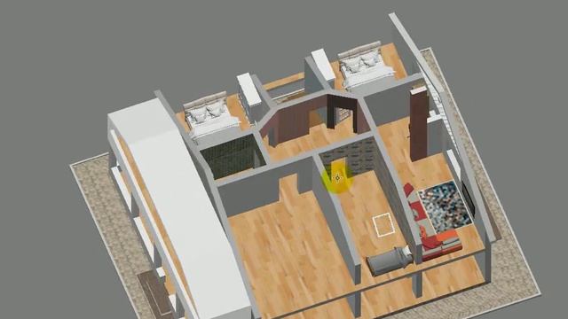 №42-02. ТИСЭ. Проект дома с мансардой 12х14,5 м. смотреть онлайн