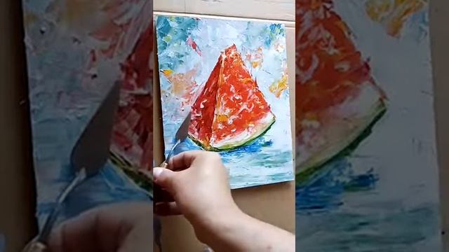 Студия "Творчество и театр". "Рисуем фрукты". Арбуз. Часть 4 смотреть онлайн