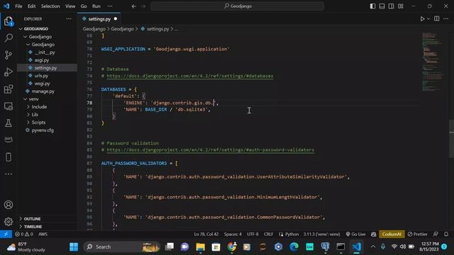 How to install Geodjango GIS in a Django project смотреть онлайн