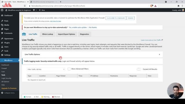 WordPress Security for Beginners Episode 9 - How to Monitor Server Traffic in Real-time смотреть онлайн