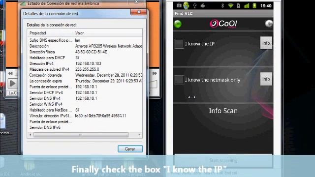 VLC Remote Settings GUI of the Android application Gestural Remote Controller for VLC смотреть онлайн