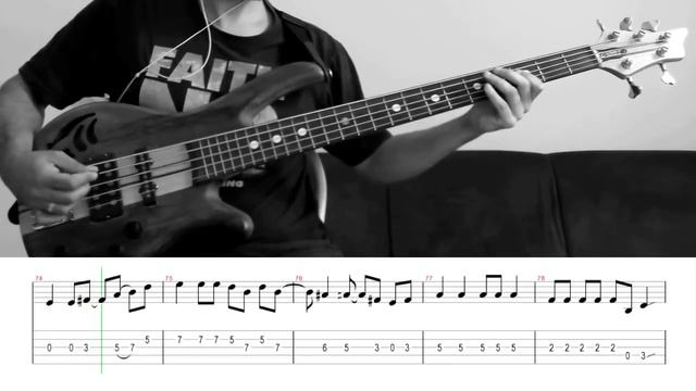 Nirvana - Lithium | Bass Cover | Tab | Lesson | Tutorial смотреть онлайн