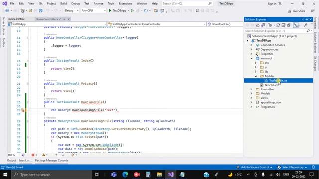 File Download in Asp.Net Core 6 / MVC | Asp.net Core Return File From MemoryStream