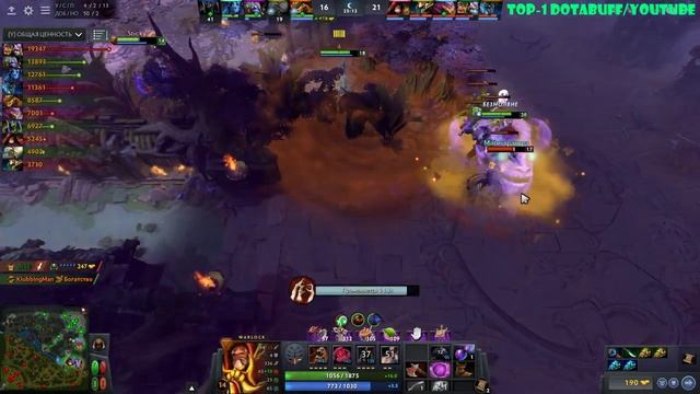 WARLOCK [TOP-1 GAMEPLAY] DOTABUFF [7.22F] ВАРЛОК ГАЙД