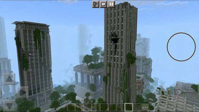 The post apocalypse city. Updated map for Minecraft PE #1 смотреть онлайн