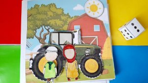 ИГРОВАЯ РАЗВИВАЮЩАЯ КНИГА  НУСА И РАРА из Бумаги!!!/paper game book