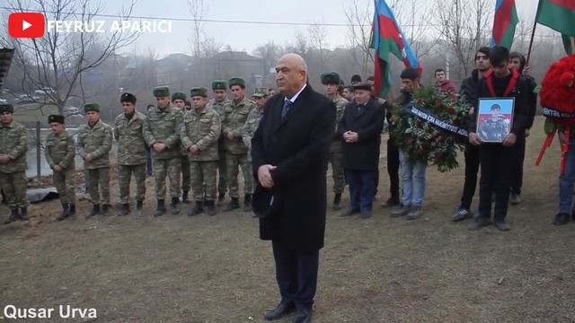 Hil. Qusar 36 Cı Şəhidini Dəfn Etdi! Şəhid Arazov İkraməddin.Qusar Rayonu Urva Kəndi.
