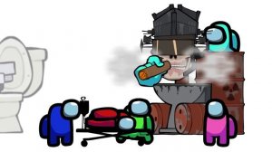 Mini Crewmate Kills Skibidi Toilet Characters - Part 8 | Among Us