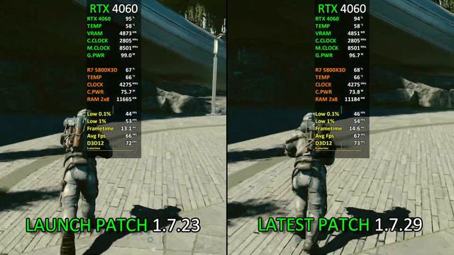Starfield | Launch Patch V1.7.23 vs Latest Patch V1.7.29 | RTX 4060 | 2023 смотреть онлайн