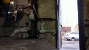 Срабатывание противопожарного спринклера
