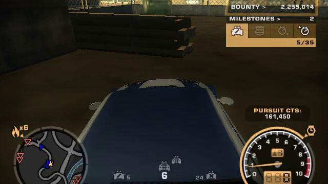 NFS MOST WANTED ONE TYRE DOWN BUT ABLE TO ESCAPE & HIDE LOL #6 PART 2 смотреть онлайн