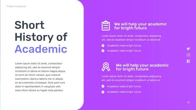 Универсальная презентация института, университета или академии смотреть онлайн