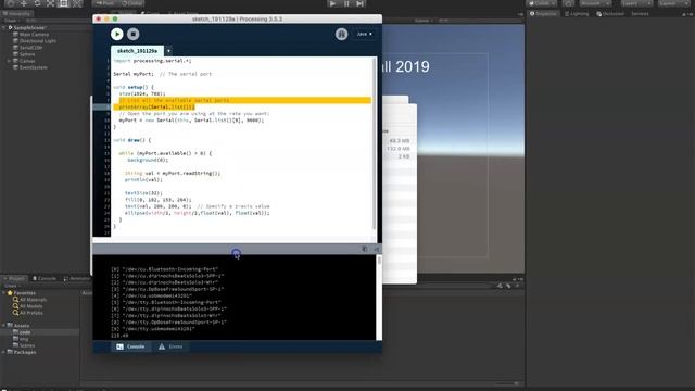 03 Reading Serial port values in processing - HTMAA 2019 смотреть онлайн