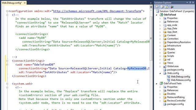 Deployment 5] Config Transformations смотреть онлайн