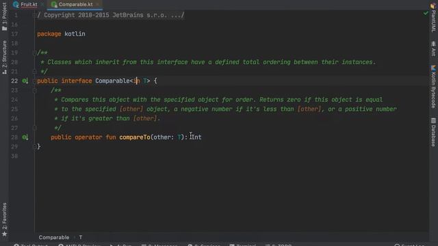 Belajar Kotlin Generic -11 Comparable Interface смотреть онлайн
