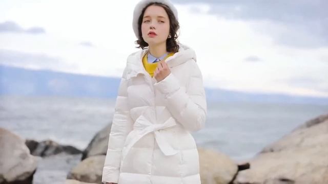 Теплый зимний пуховик женский купить смотреть онлайн