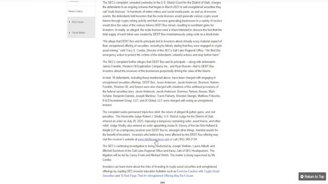 Another Crypto Sham? Debt Box Node Scam! SEC Comes Calling смотреть онлайн
