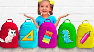 Майя собирает рюкзак в школу - песенка для детей