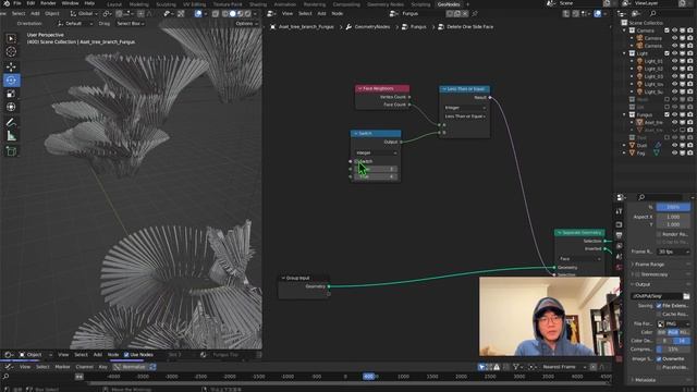 ? Procedural Mushroom Grow Animation ? 菌菇 / 1000 Subs! ? / Blender Geometry Node 3.1 Tutorial смотреть онлайн