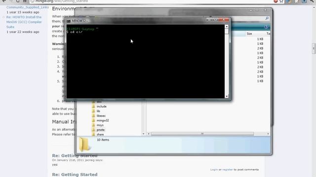 Installing MinGW With GFortran
