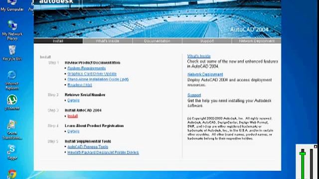 Instalation de Autocad 2004 смотреть онлайн