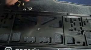 Установка адаптеры - переходники под номерной знак Geely Monjaro