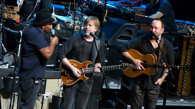 Dave Matthews Trey Anastasio Aaron Neville Island Relief Concert NYC смотреть онлайн