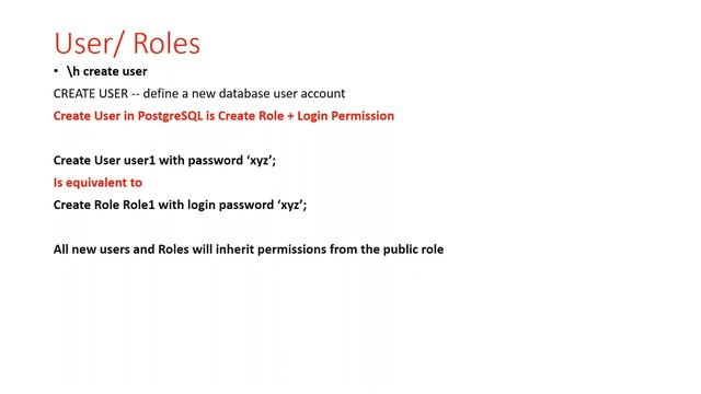 PostgresSQL User Management смотреть онлайн