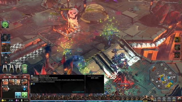 Space Marines vs Eldar - No Limit Mod - Massive Battle - Warhammer 40K Dawn Of War 3 смотреть онлайн