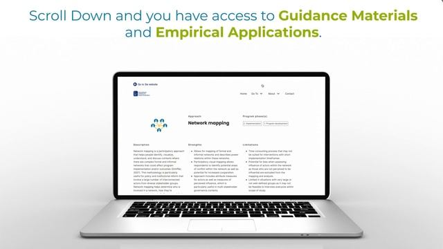 PIR Methods Menu Prototype | 3ie