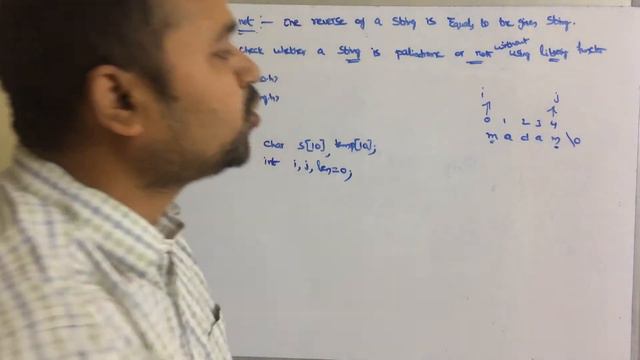 C Program to check whether the given string is palindrome or not смотреть онлайн