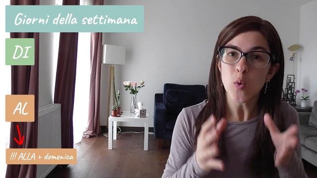 ITALIAN PREPOSITIONS OF TIME with PARTS OF THE DAY & DAYS OF THE WEEK with Examples and Subtitles смотреть онлайн