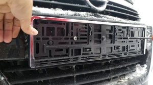 Замена рамки номерного знака